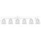 Z-Lite Analia Vanity, 5-Light, 45.75 In.W x 7.5 In.L x 9.25 In.H, Modern Gold/Clear Ribbed 1101-5V-MGLD - alternate 3